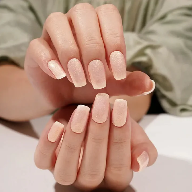 Louvia Gel Nagel stickers – Champagne Shimmer