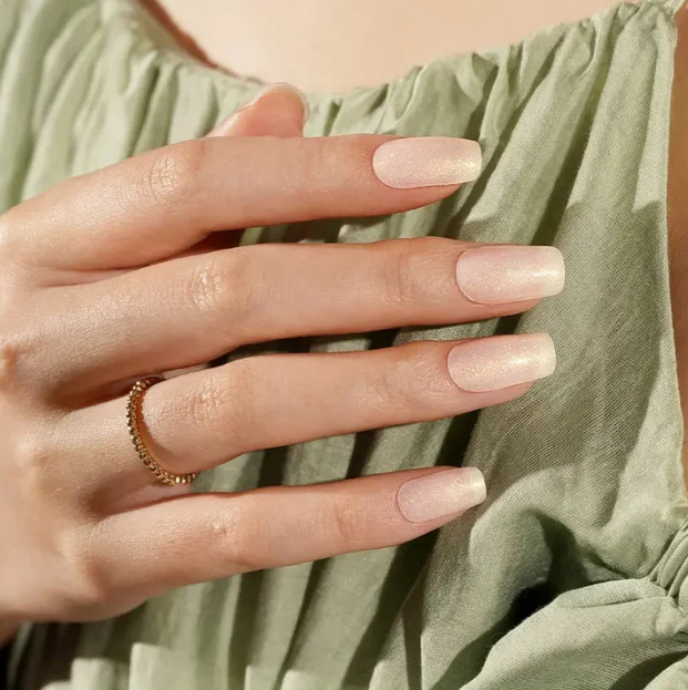 Louvia Gel Nagel stickers – Champagne Shimmer