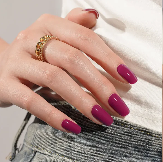 Louvia Gel Nagel stickers - diep paars