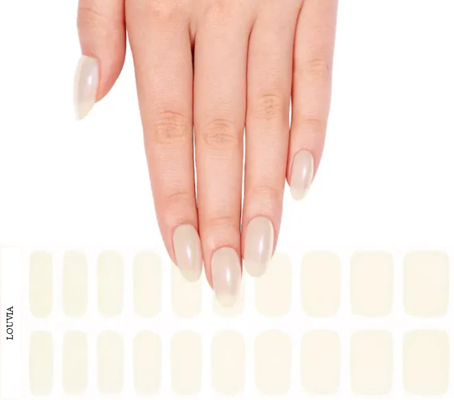 Louvia Gel Nagelstickers – Soft Nude Beige